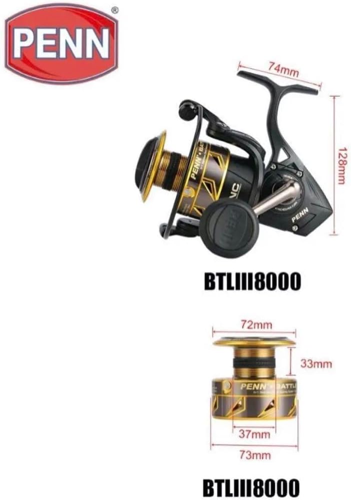 PENN Battle3 8000 リール ペン バトル3 釣り 取寄) ペン バトル